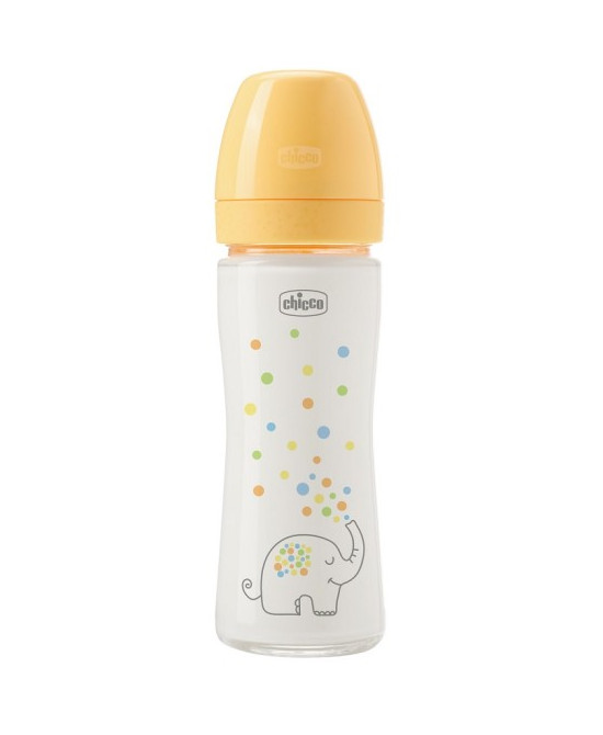 CHICCO BIBERON PERFECT GLASS UNISEX SILICONE DA 240 ML - farmascienza.it