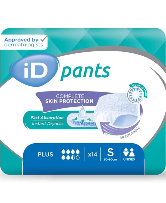 ID PANTS PLUS PANNOLONE PULL UP TAGLIA SMALL 14 PEZZI - farmascienza.it