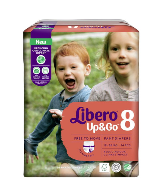 LIBERO UP&GO PANNOLINI 8 19-30 14 PEZZI - farmascienza.it