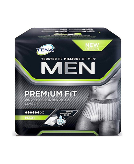 MUTANDINA ASSORBENTE MASCHILE TENA MEN PREMIUM FIT LIVELLO 4 L/XL 8 PEZZI - farmascienza.it
