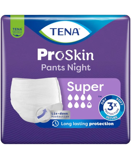 PANNOLONE A MUTANDINA TENA PANTS NIGHT SUPER L 10 PEZZI - farmascienza.it