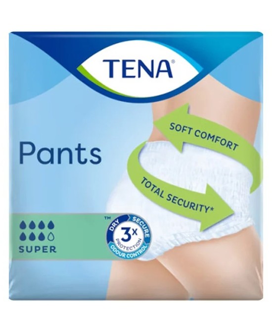 PANNOLONE A MUTANDINA TENA PANTS SUPER L 10 PEZZI - farmascienza.it