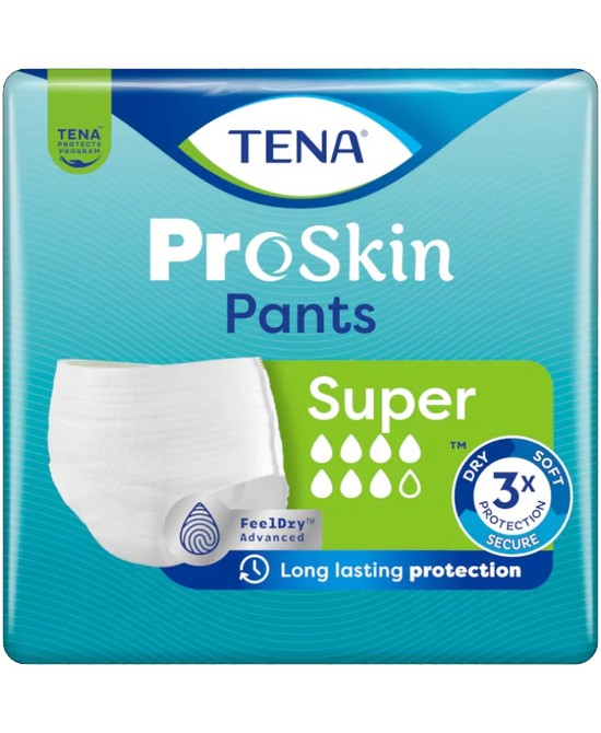 PANNOLONE A MUTANDINA TENA PANTS SUPER M 10 PEZZI - farmascienza.it
