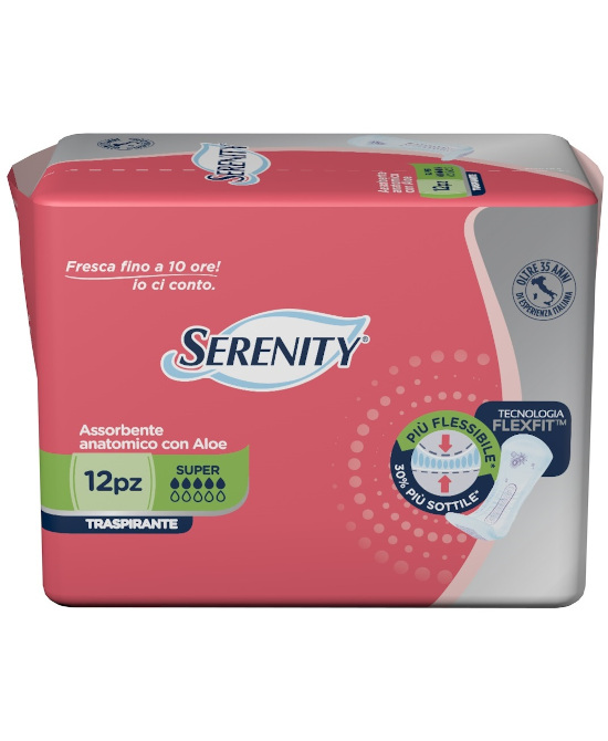 PANNOLONE PER INCONTINENZA SERENITY LIGHT LADY SUPER 12 PEZZI - farmascienza.it