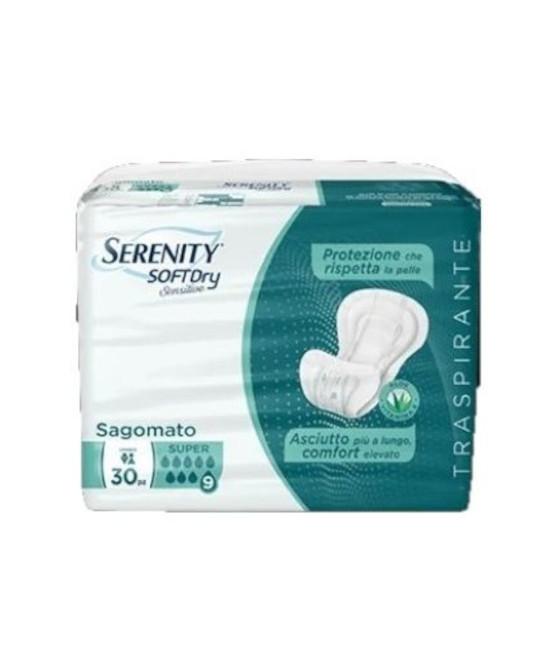 SERENITY SAGOMATO SD SENSITIVE SUPER 30 PEZZI - farmascienza.it