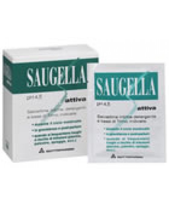 SAUGELLA ATTIVA SALVIETTINE DETERGENTI 10 BUSTINE - farmascienza.it