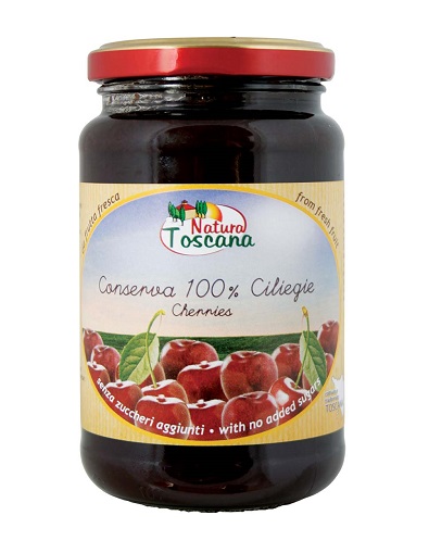 NATURA TOSCANA CONSERVA DI CILIEGIE SENZA DOLCIFICANTI 380 G - farmascienza.it