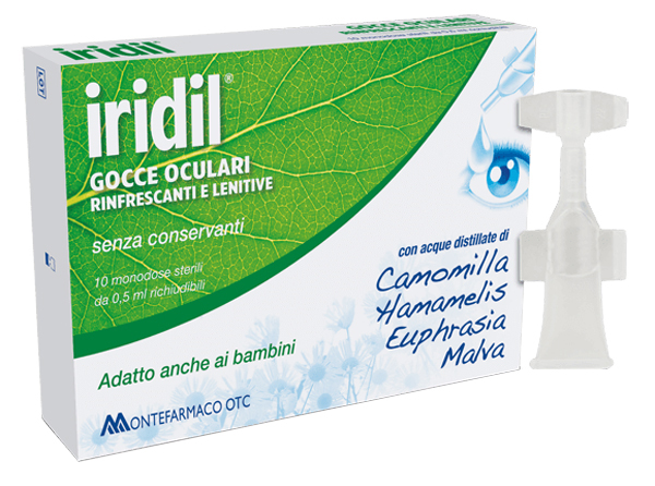 GOCCE OCULARI IRIDIL 10 AMPOLLE MONODOSE RICHIUDIBILI 0,5 ML - farmascienza.it