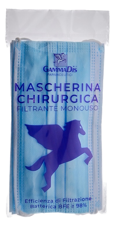 MASCHERINA CHIRURGICA 3 PEZZI GAMMADIS - farmascienza.it