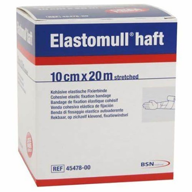BENDA ELASTICA AUTOADESIVA ELASTOMULL HAFT COMPRESSIONE FORTE CM 10X20 M - farmascienza.it