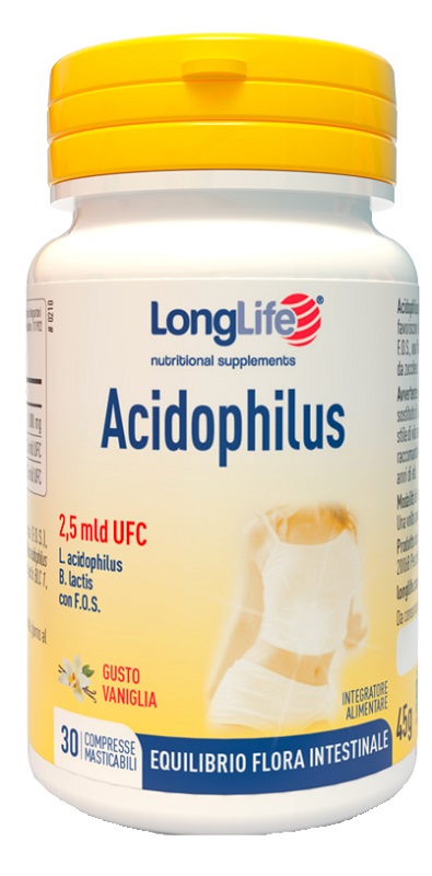 LONGLIFE ACIDOPHILUS 30 COMPRESSE MASTICABILI - farmascienza.it