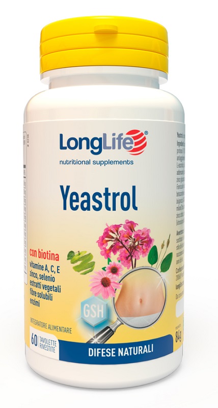 LONGLIFE YEASTROL 60 TAVOLETTE RIVESTITE - farmascienza.it