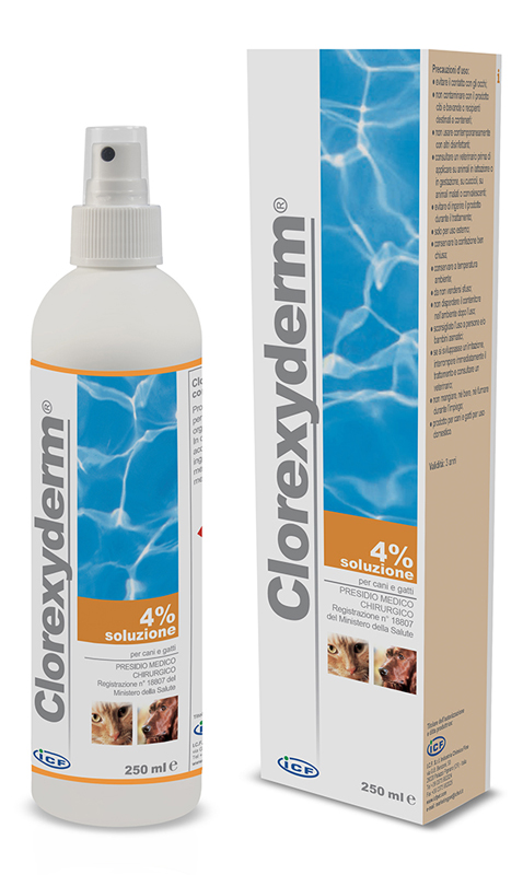 CLOREXYDERM SOLUZIONE 4% 250 ML - farmascienza.it