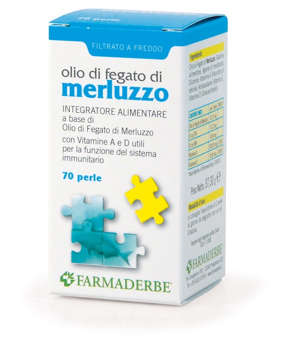 OLIO DI FEGATO DI MERLUZZO 200 PERLE - farmascienza.it