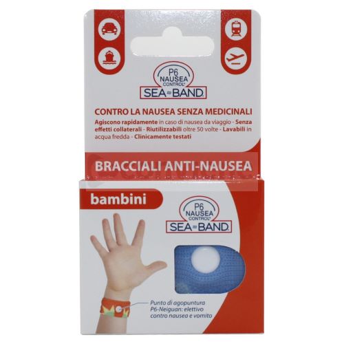 BRACCIALE ANTI NAUSEA PER BAMBINI P6 NAUSEA CONTROL 2 PEZZI - farmascienza.it
