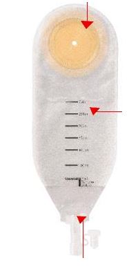 SACCA PER DRENAGGIO DELLE FERITE STERILE COLOPLAST CAPACITA' MINI 100ML 10 PEZZI ARTICOLO 2210 - farmascienza.it