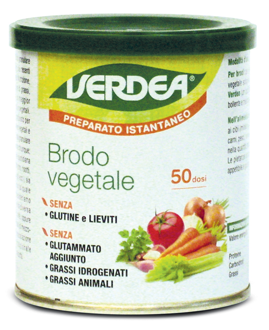 VERDEA PREPARATO ISTANTANEO BRODO VEGETALE 200 G - farmascienza.it