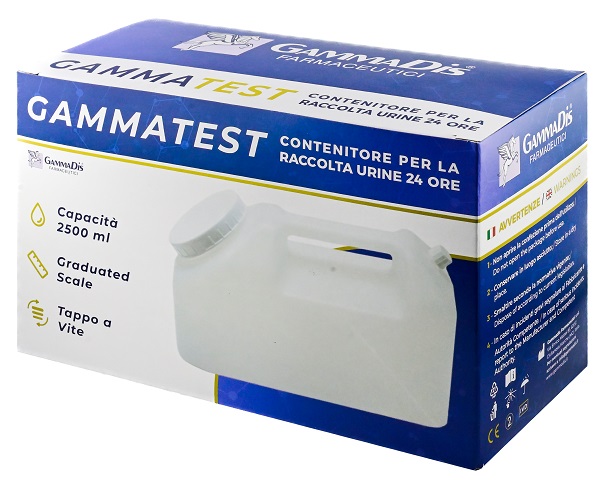CONTENITORE STERILE PER LA RACCOLTA URINA GAMMASI 24H 2500 ML GAMMADIS - farmascienza.it