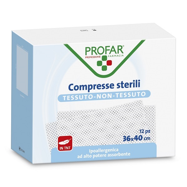 COMPRESSE IN TESSUTO NON TESSUTO 36 X 40 CM PROFAR - farmascienza.it
