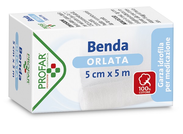 BENDA ORLATA 5 CM X 5 M PROFAR - farmascienza.it