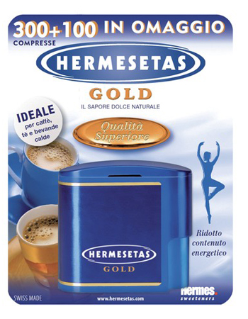 HERMESETAS GOLD 300+100 COMPRESSE 20 G - farmascienza.it
