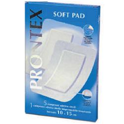 GARZA COMPRESSA PRONTEX SOFT PAD AUTOADESIVA 10X15CM 6 PEZZI - farmascienza.it