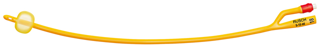 CATETERE FOLEY A MEDIA PERMANENZA  RUSCH GOLD PLUS A 2 VIE IN SILKOLATEX LATTICE-SILICONE PER ADULTO CH20 LUNGHEZZA 40 CM PUNTA CILINDRICA A 2 FORI PALLONCINO 30-50 ML 1 PEZZO - farmascienza.it