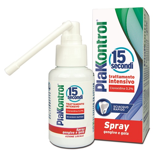 PLAKKONTROL 15 SECONDI COLLUTORIO SPRAY 50 ML - farmascienza.it