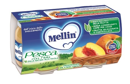 MELLIN OMOGENEIZZATO PESCA MELA 100 G 2 PEZZI - farmascienza.it