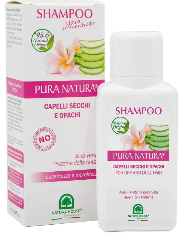 SHAMPOO PER CAPELLI SECCHI E OPACHI CON ALOE E PROTEINE DELLA SETA 250 ML - farmascienza.it
