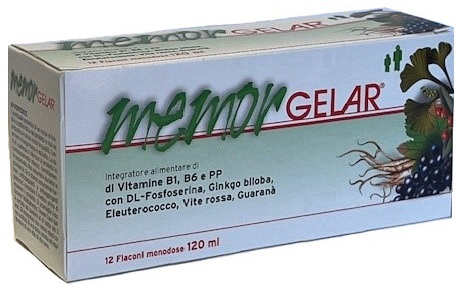 GELAR MEMORGELAR 12 FLACONI - farmascienza.it