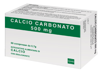CALCIO CARBONATO 60 COMPRESSE - farmascienza.it