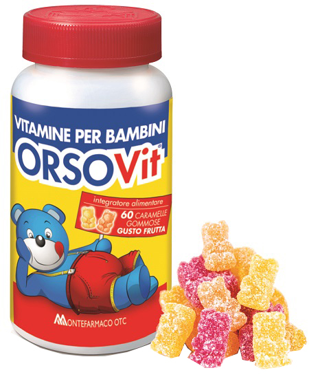 ORSOVIT CARAMELLE GOMMOSE VITAMINA BB SENZA GLUTINE 60 PEZZI - farmascienza.it