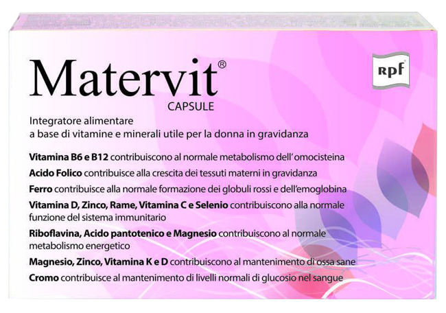 MATERVIT 30 CAPSULE - farmascienza.it