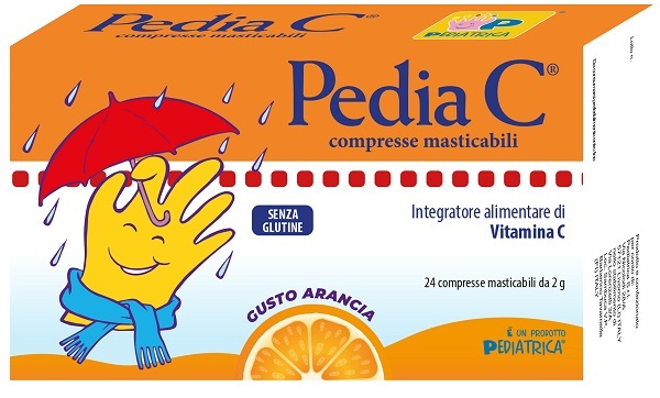 PEDIA C ARANCIA 24 COMPRESSE MASTICABILI - farmascienza.it