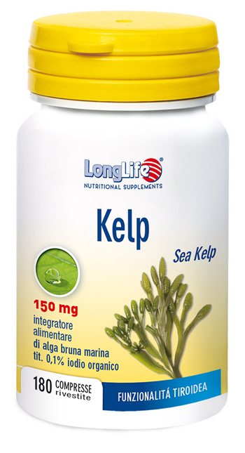 LONGLIFE KELP ALGA BRUNA 180 COMPRESSE - farmascienza.it