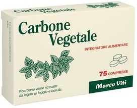 CARBONE VEGETALE 25 COMPRESSE - farmascienza.it
