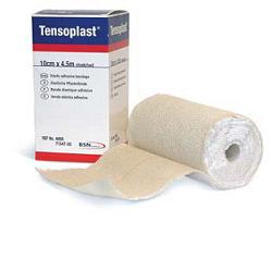 BENDA ELASTICA AUTOADESIVA TENSOPLAST CON OSSIDO DI ZINCO 4,5X500CM - farmascienza.it
