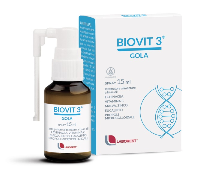 BIOVIT 3 GOLA 1 FIALA 15 ML SPRAY - farmascienza.it