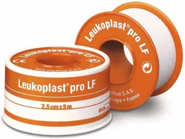 CEROTTO CHIRURGICO MEDICATO IN ROCCHETTO LEUKOPLAST PRO LF CON OSSIDO DI ZINCO 2,5X500 CM - farmascienza.it