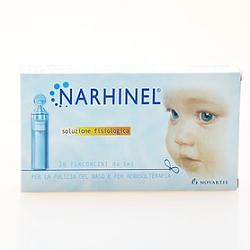 SOLUZIONE FISIOLOGICA PER ASPIRATORE NASALE NARHINEL 20 FIALE DA 5ML - farmascienza.it