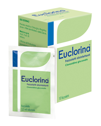 DISINFETTANTE FAZZOLETTO PER MEDICAZIONE EUCLORINA 10 PEZZI - farmascienza.it