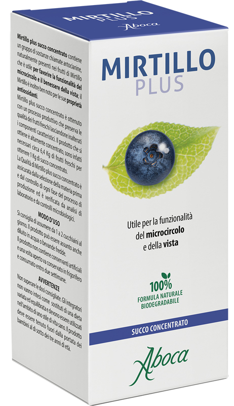 MIRTILLO PLUS SUCCO CONCENTRATO 100 ML - farmascienza.it