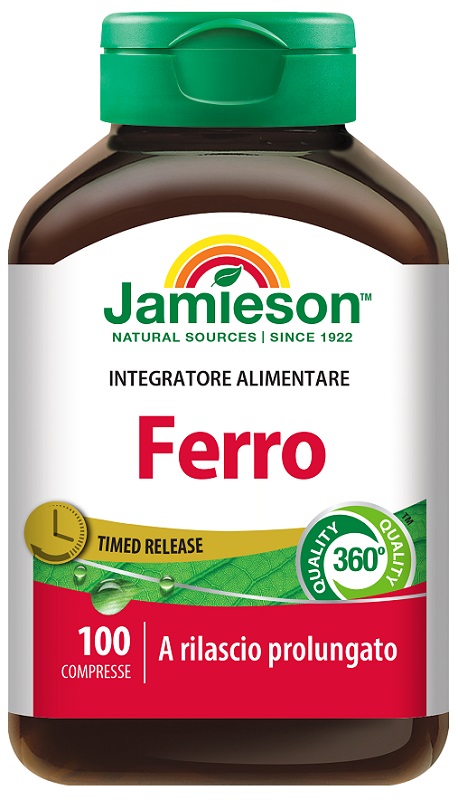 JAMIESON FERRO A RILASCIO PROLUNGATO 100 COMPRESSE - farmascienza.it