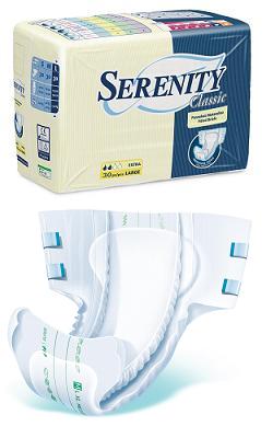 PANNOLONE PER INCONTINENZA SERENITY CLASSIC EXTRA TAGLIA SMALL 30 PEZZI - farmascienza.it