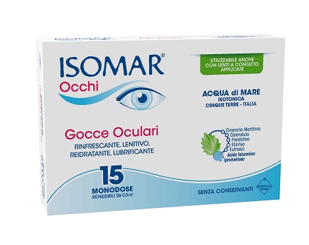 ISOMAR OCCHI GOCCE OCULARI ALL'ACIDO IALURONICO 0,20% 15 FLACONCINI - farmascienza.it