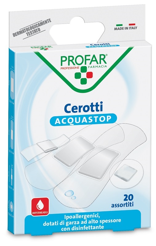 CEROTTO ACQUASTOP ASSORTITI PROFAR 20 PEZZI - farmascienza.it