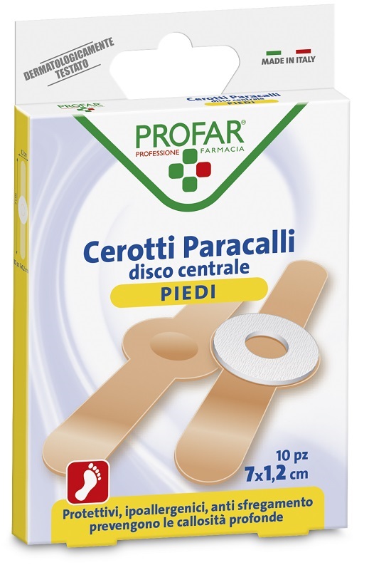 CEROTTO PARACALLO 10 PEZZI 7X1,2 CM PROFAR - farmascienza.it