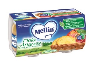 MELLIN OMOGENEIZZATO MELA ANANAS 100 G 2 PEZZI - farmascienza.it
