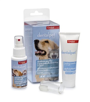 DENTALPET KIT DENTIFRICIO 50ML+SPRAY ORALE 50ML+1 DITALE - farmascienza.it